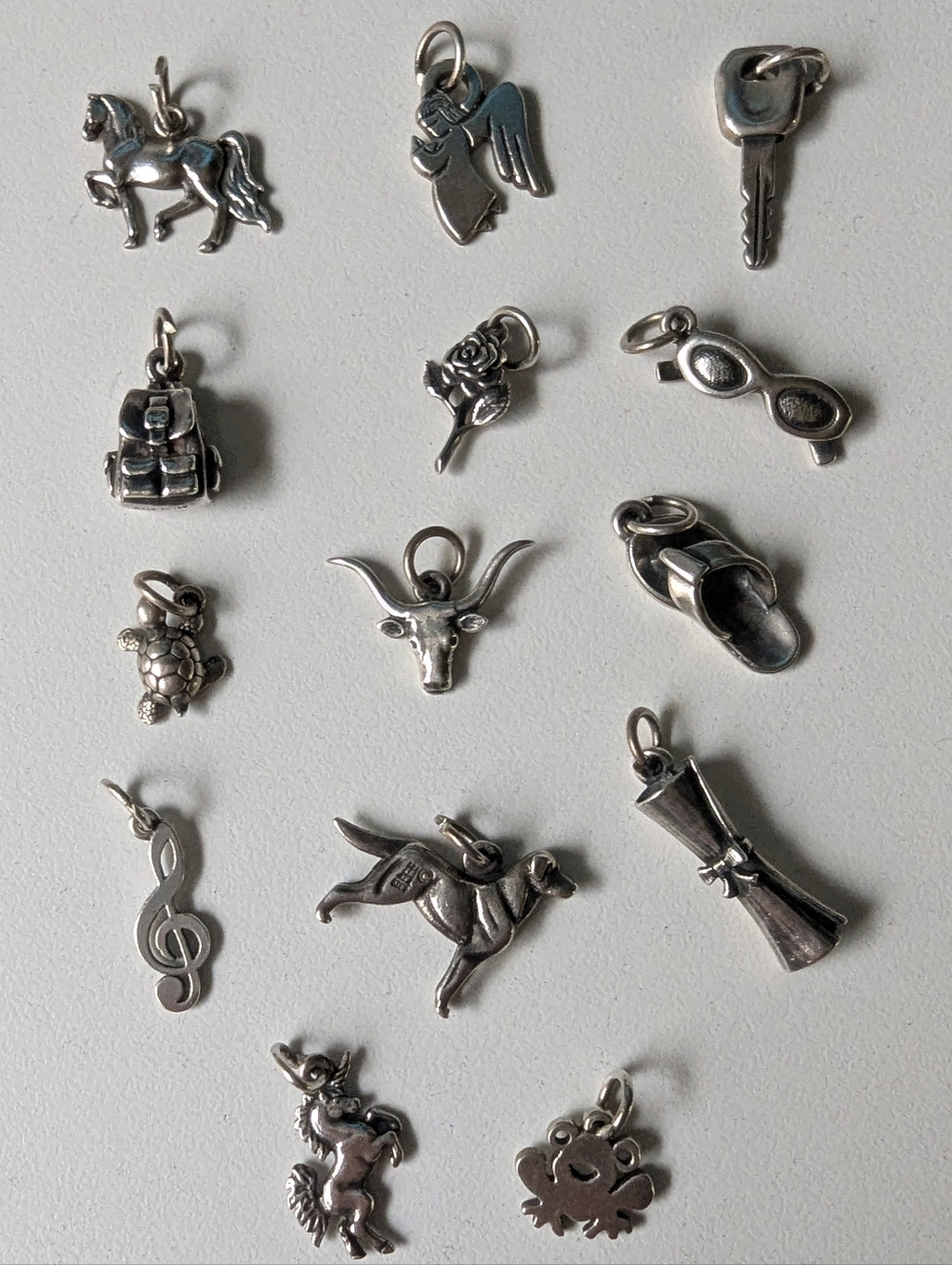 Vintage 90's / Early '00's James Avery Charms.